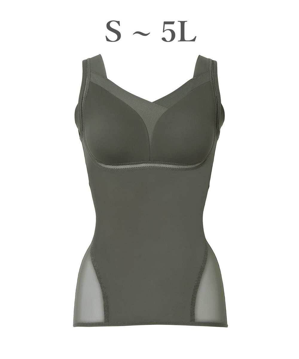 BRADELIS New York 【Yukine inc. 】ゆきねえモアソフト快適バストホールドシェイプブラキャミ24 通気性抜群 接触冷感で快適 補正 ブラトップ YH524101 