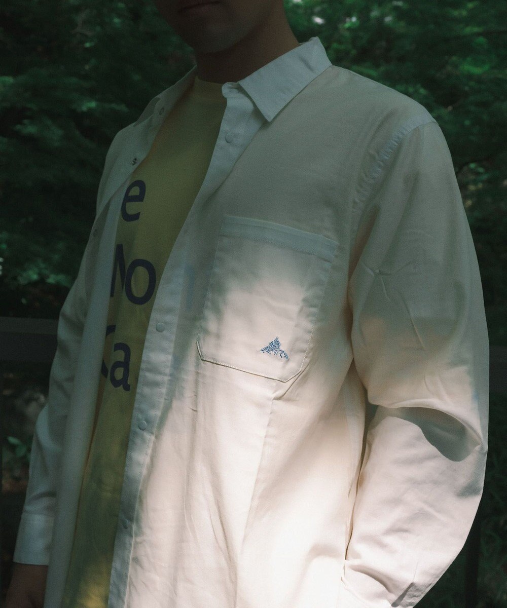 SHARE PARK MENS 【UVカット・撥水・ストレッチ】イージーデニムレギュラーカラーシャツ 