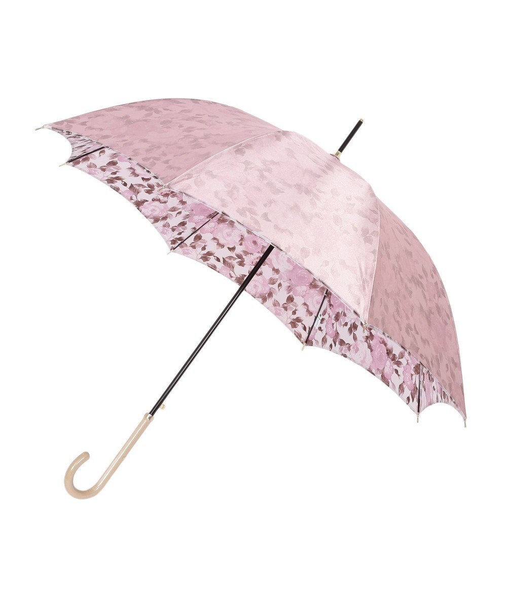 MOONBAT mila schon (ミラショーン) 長傘 内側花プリント 