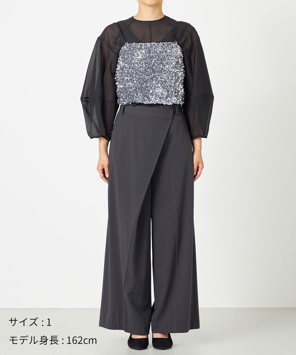 NAVE 【Nave・洗える】スパンコール ビスチェ 