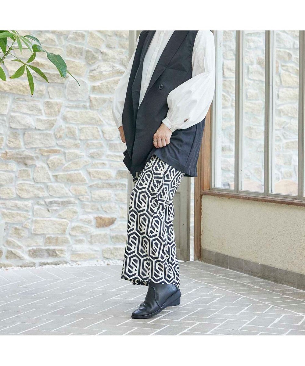 MODE ET JACOMO <D'ICI>スクエアトゥフラットブーツ 