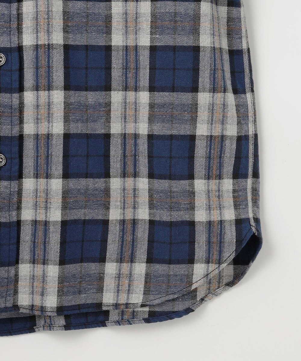 JOSEPH ABBOUD MOUNTAIN 【サスティナブル】オーガニックラフィーチェック シャツ 