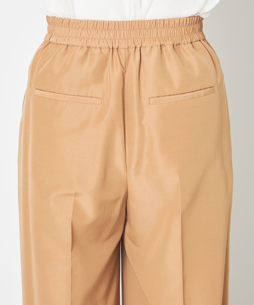 NAVE 【ReNAVE・セットアップ可/撥水加工/防シワ/ウエストゴム】ポリエステルタッサー パンツ 