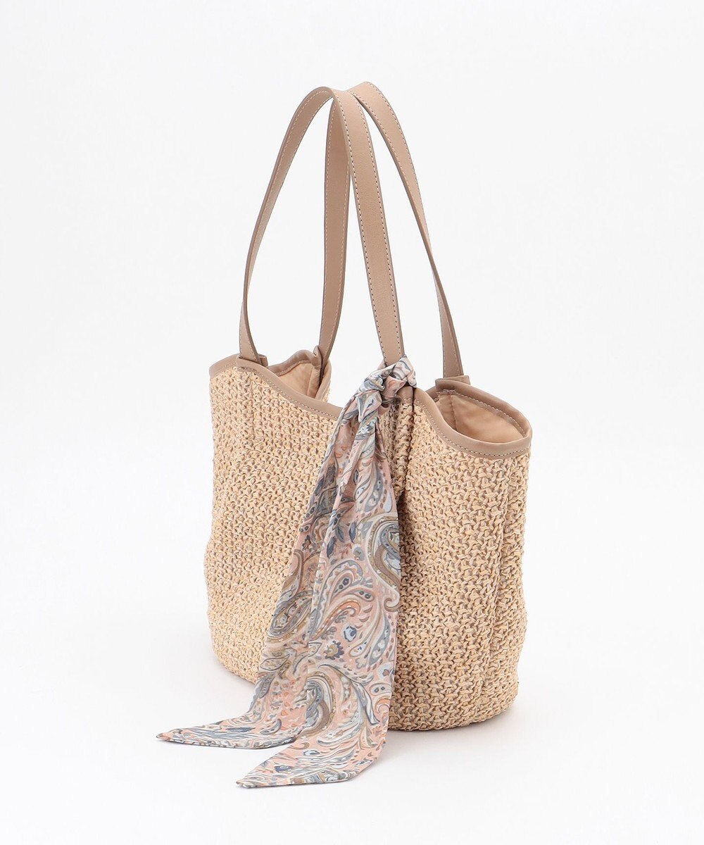 ANY SIS スカーフ付パイピングカゴ バッグ 