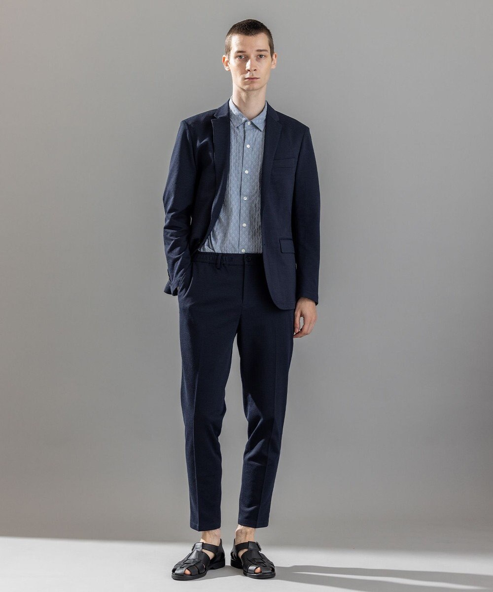 JOSEPH HOMME 新素材【通気性/ストレッチ】グリットタックジャージー / ドロスト付きテーパードパンツ PEGG CONVERTIBLE 