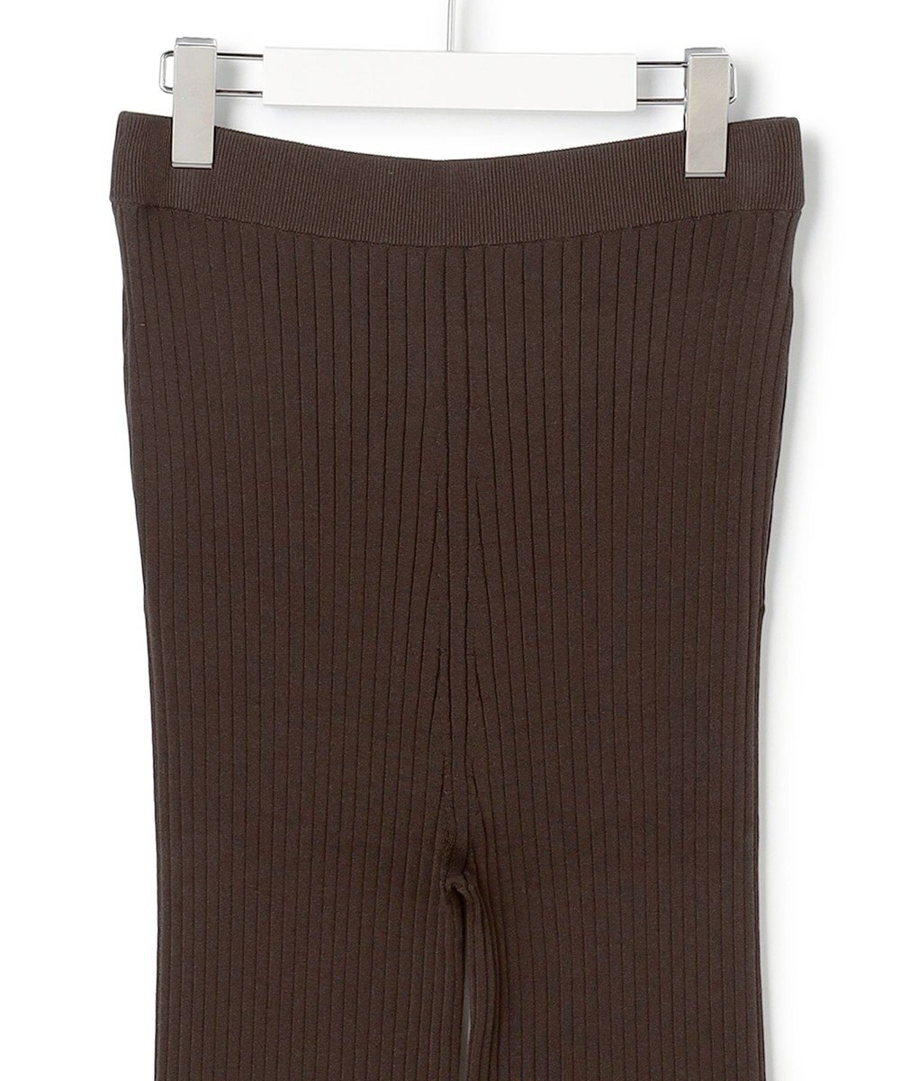 23区 L 【SLOW/一部店舗限定】ホールガーメント リブニット パンツ 