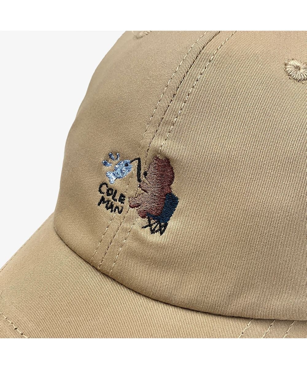 林八百吉商店 Coleman　キッズ  くまさん刺繡ツイルキャップ 