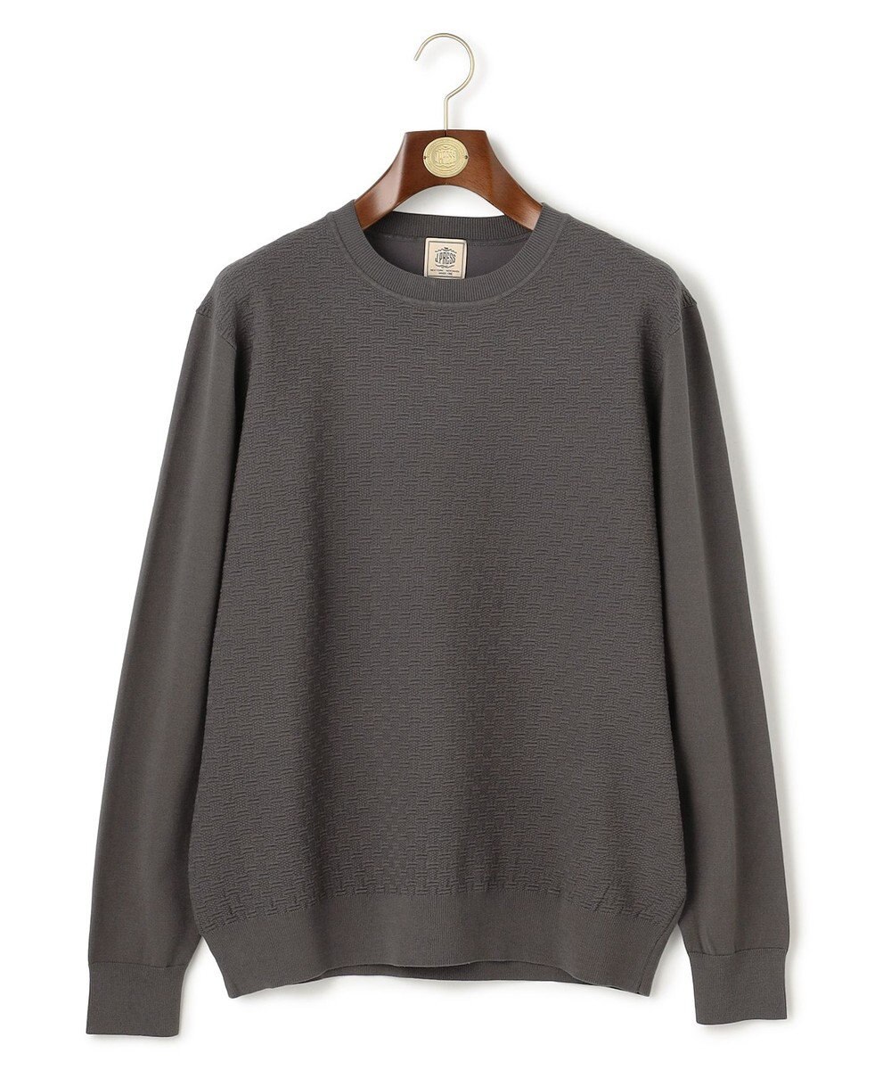 J.PRESS MEN 軽やかに着映える上質ベーシック【ストレッチ / イージーケア】【FLEX YARN】クルーネック ニット 