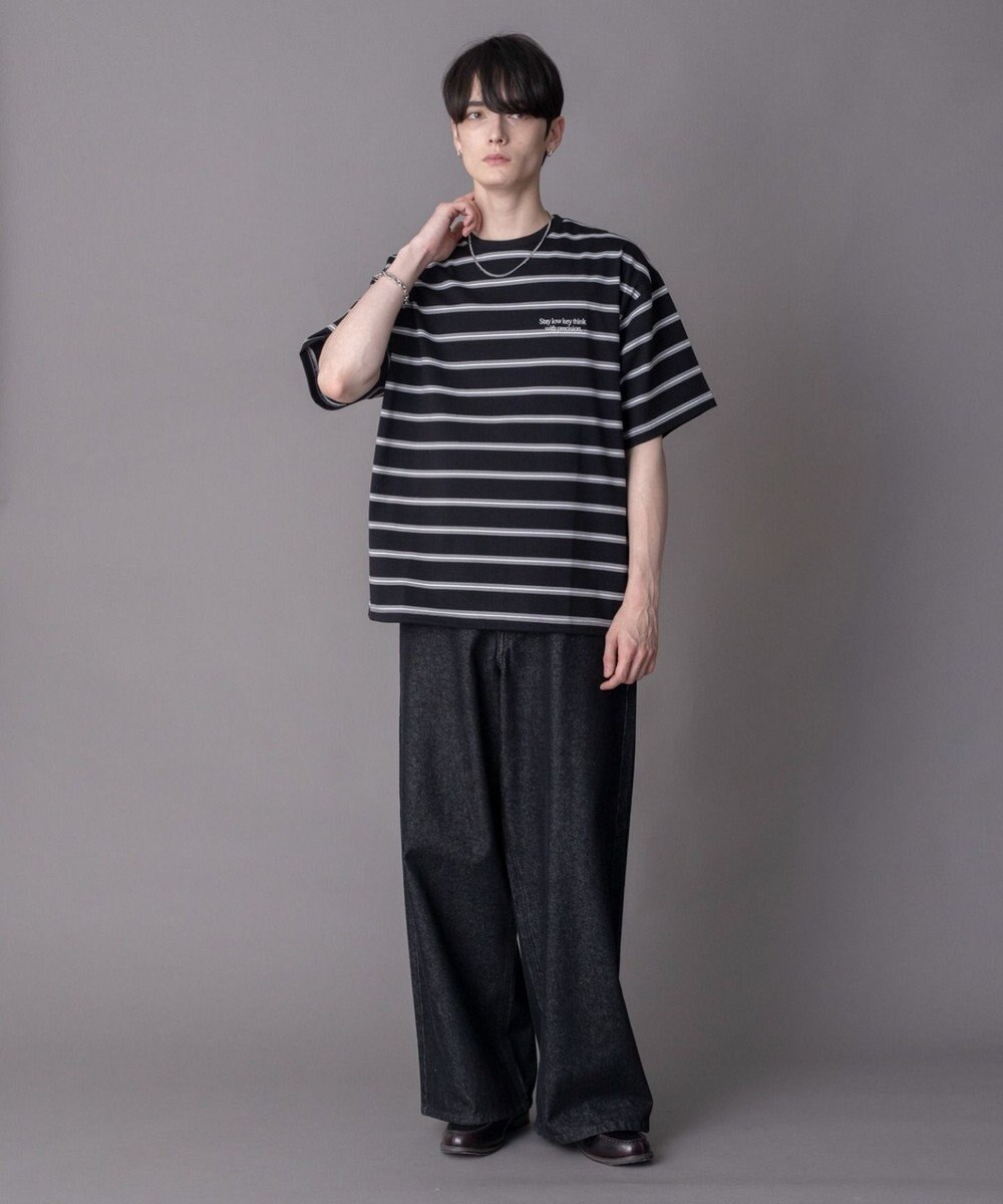 WEGO 【機能T】接触冷感マルチボーダーT（SS） 