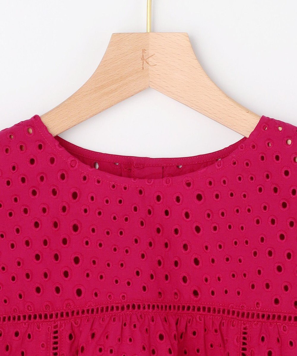 組曲 【先行予約】エンブロイダリーレース5分袖 ブラウス 