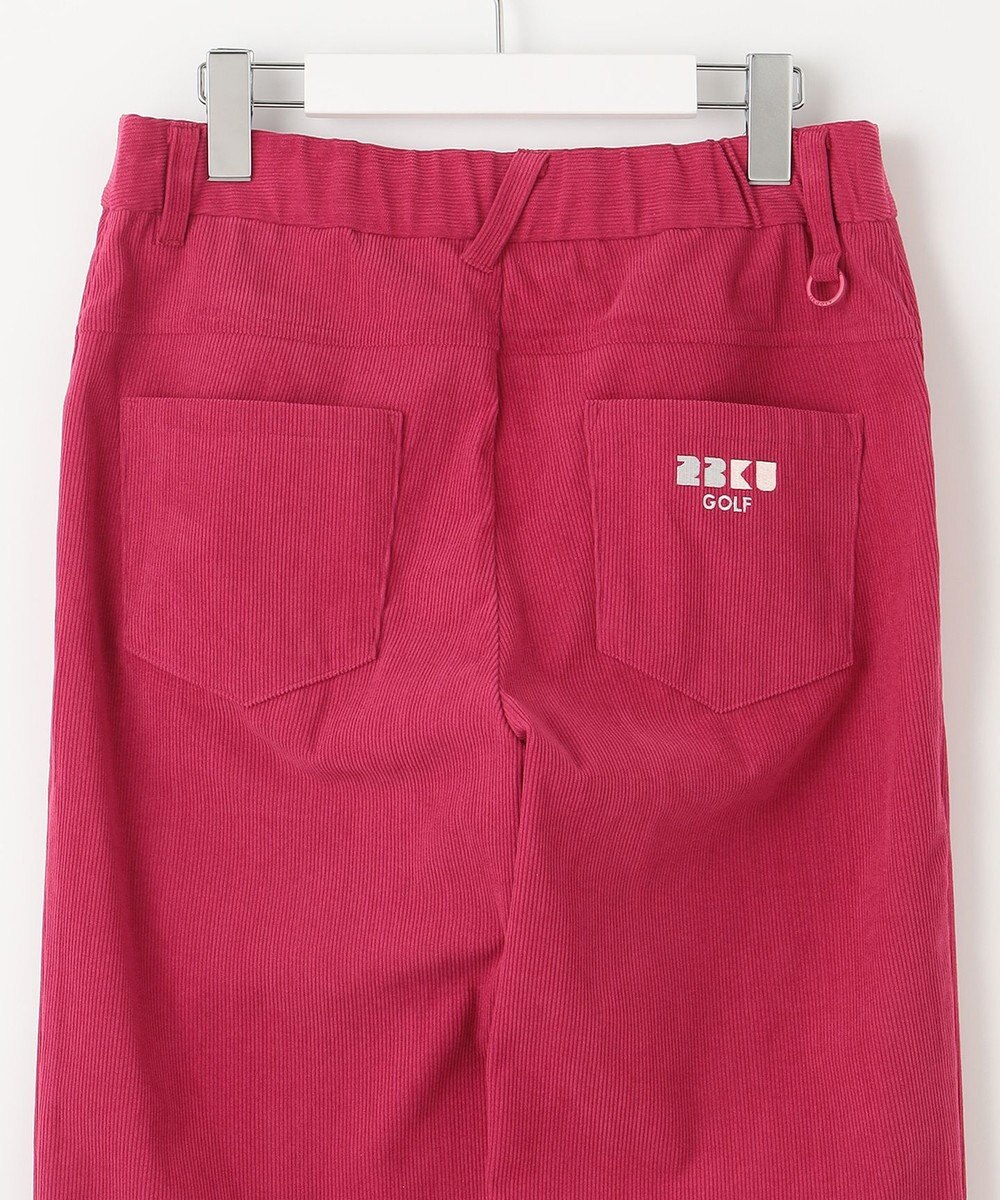 23区GOLF 【WOMEN】【ストレッチ】コーデュロイ カラーパンツ 