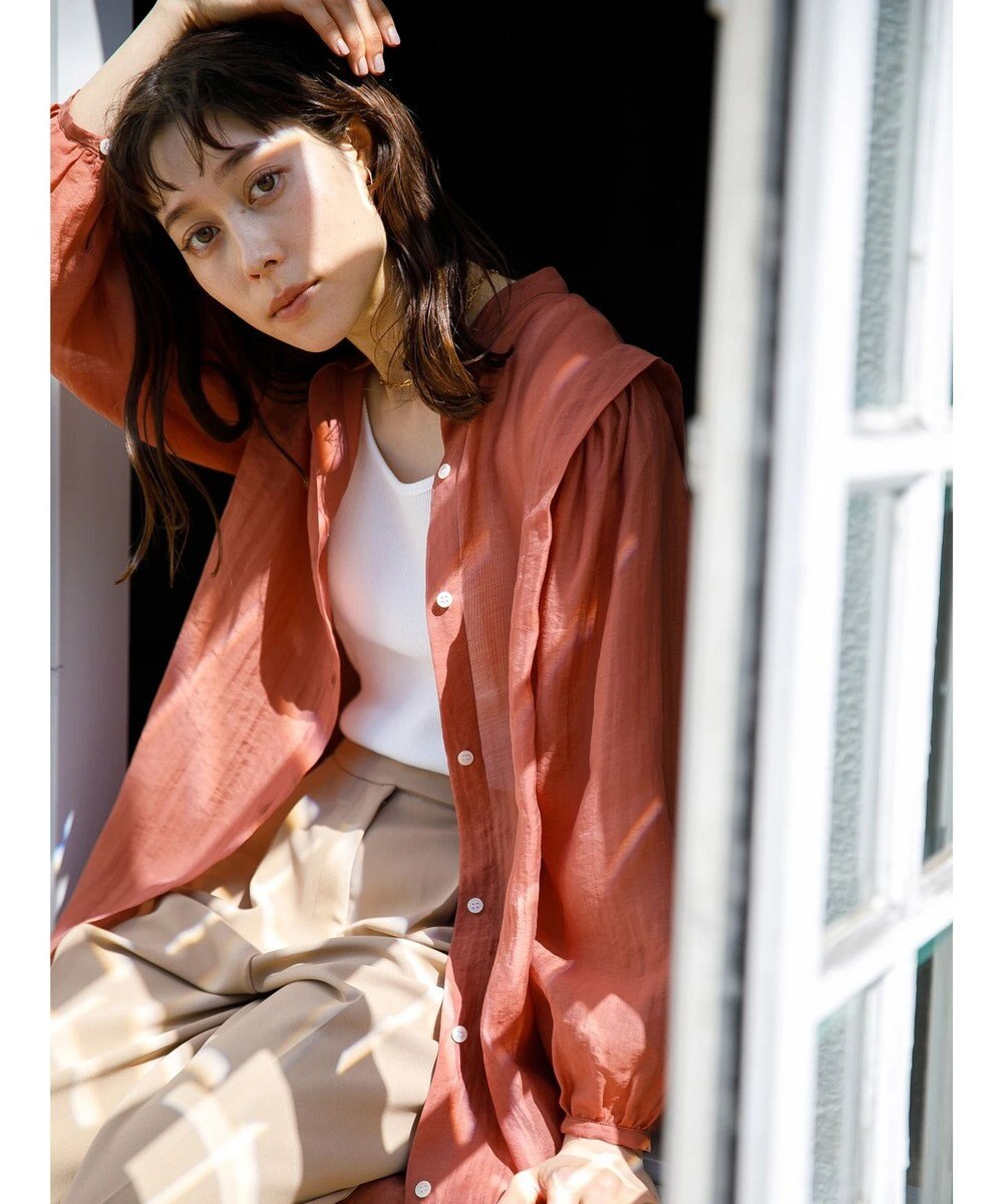 インナー付シアーロングシャツワンピース Koe ファッション通販 公式通販 オンワード クローゼット