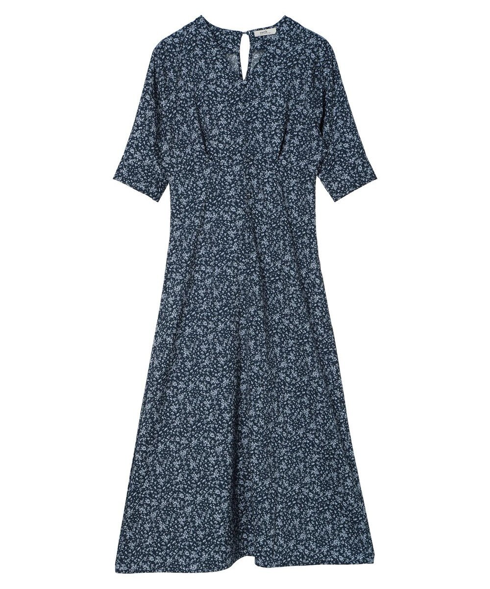 earth music&ecology 小花柄Ｖネックワンピース 