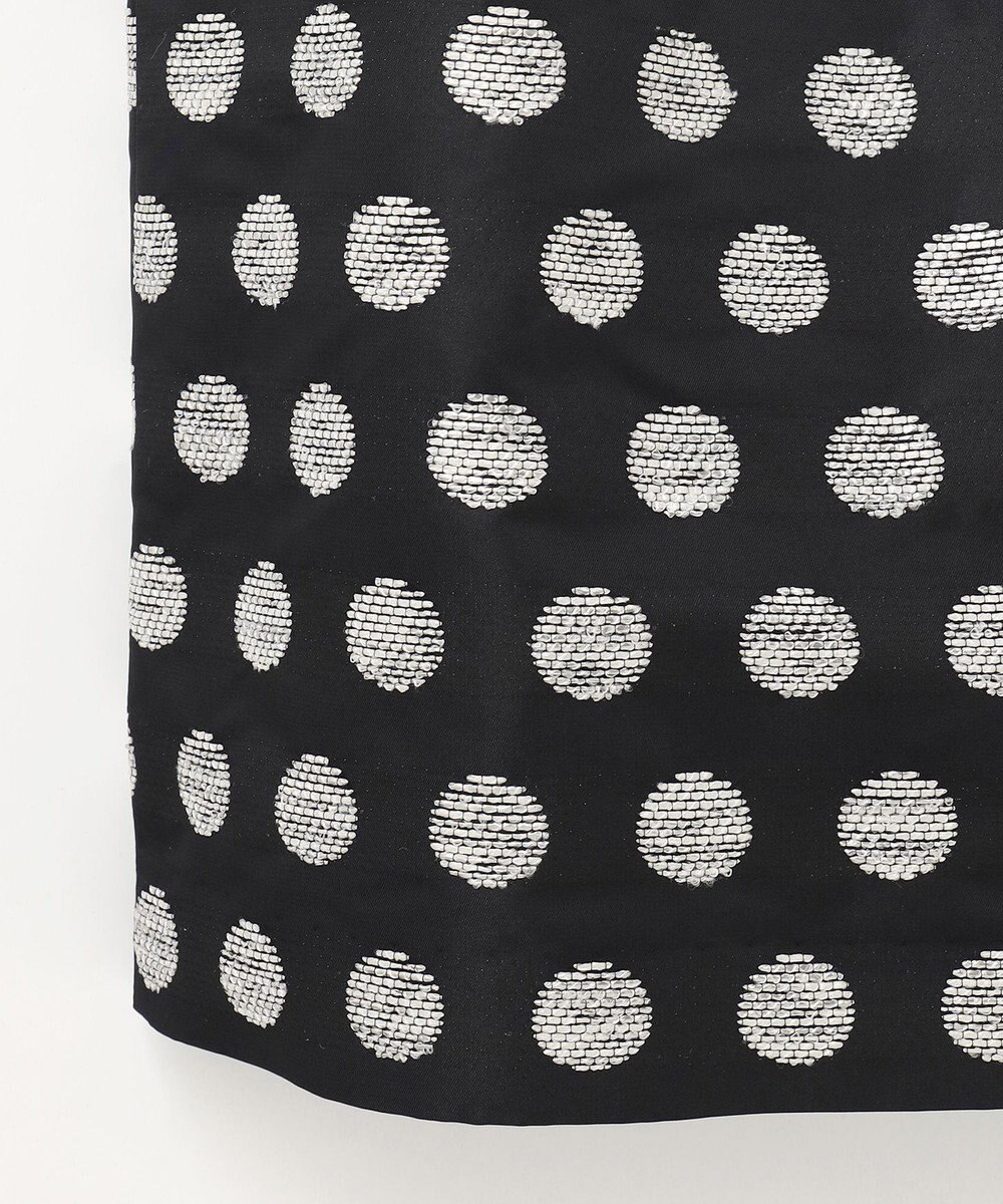 GRACE CONTINENTAL ラメドットジャガードスカート 