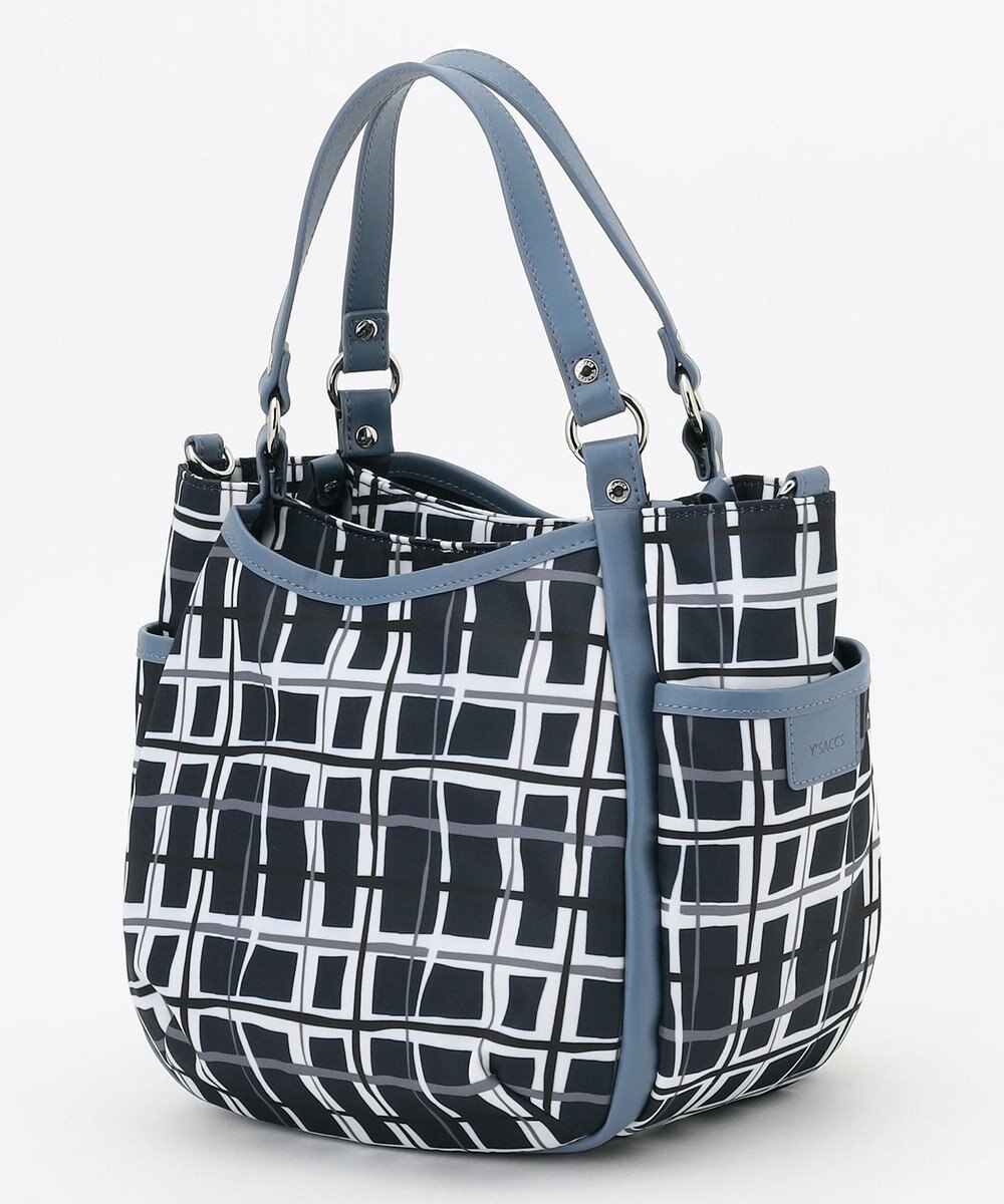 Y'SACCS ドローイングチェック2WAYミニトート 
