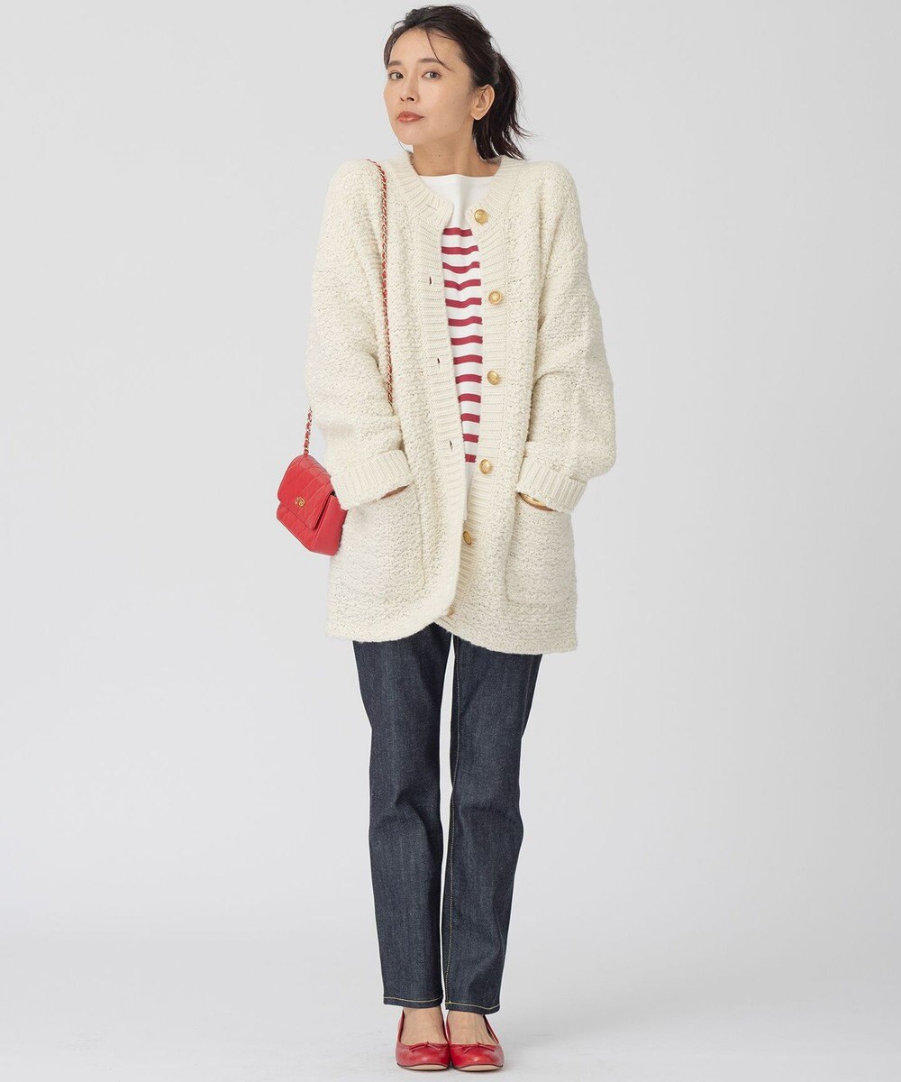 23区 ツイードニット ジャケット 