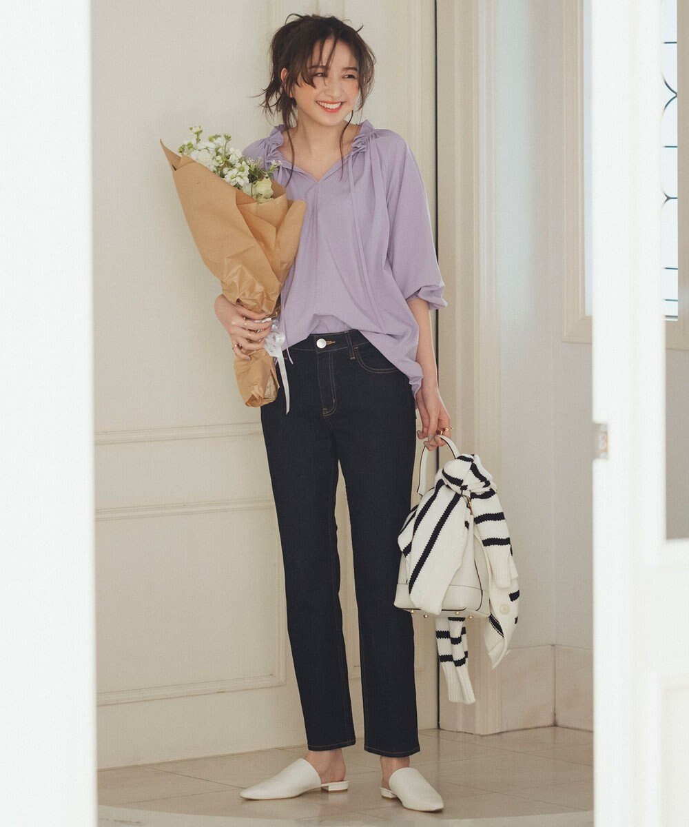 自由区 【WE WANT】365DENIM ストレートスリムデニム パンツ 