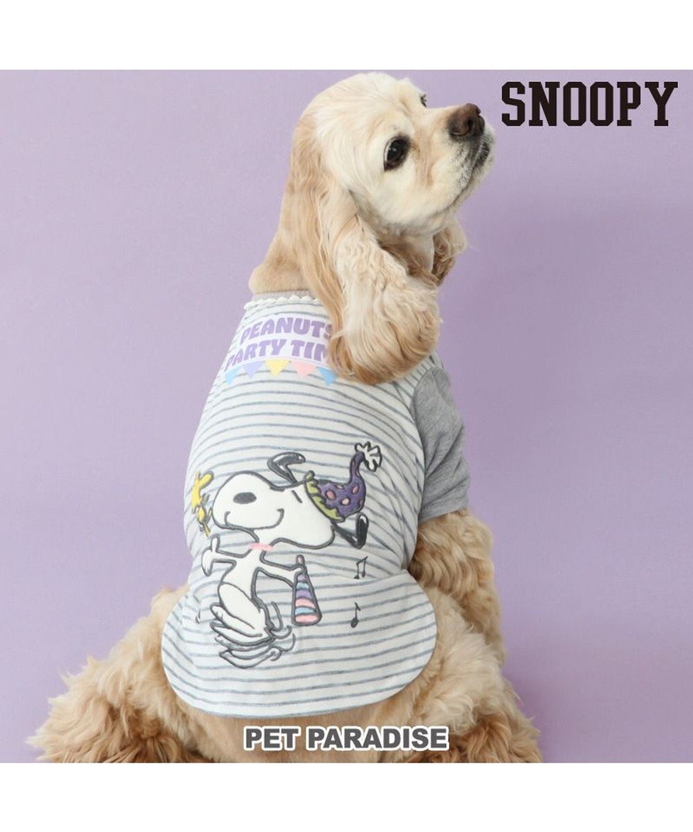 PET PARADISE 【7月下旬お届け商品スヌーピーお誕生日】 スヌーピー Tシャツ 《パーティー柄》 中型犬 パーティー柄