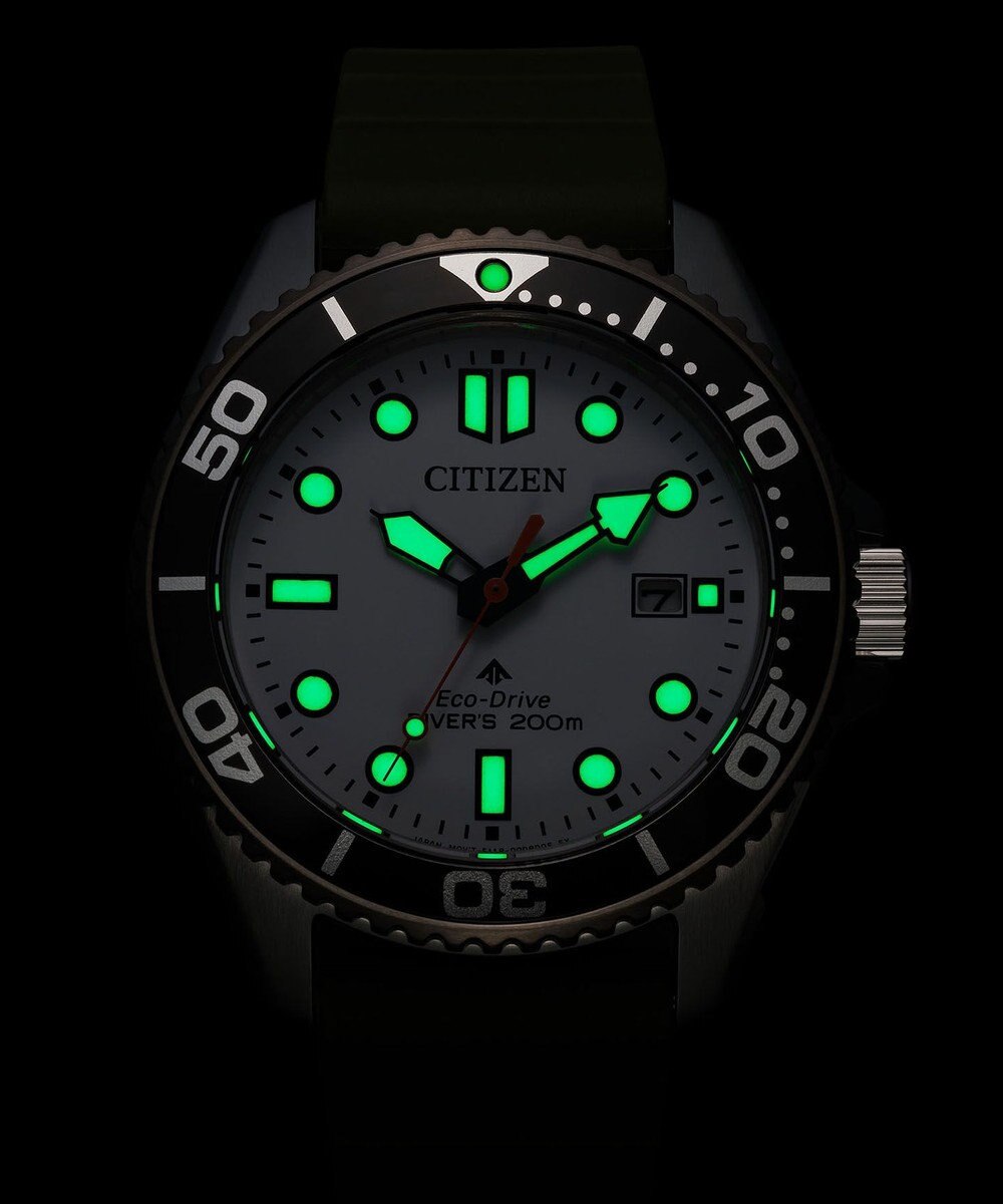 CITIZEN 【光発電エコ・ドライブ搭載】正統派デザインとスマートなサイズ感のダイバーズウオッチ BN0265-00A 