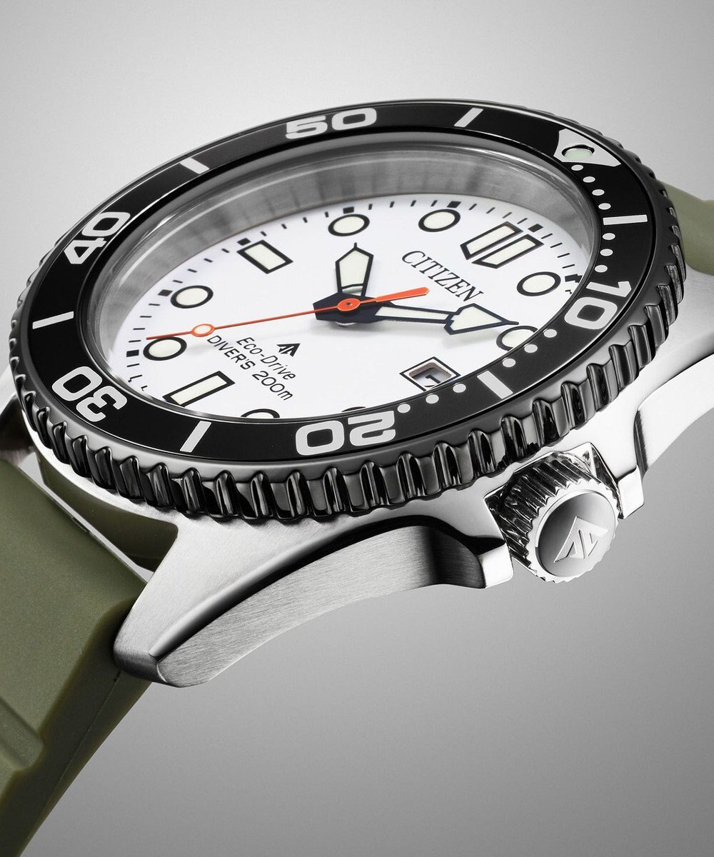 CITIZEN 【光発電エコ・ドライブ搭載】正統派デザインとスマートなサイズ感のダイバーズウオッチ BN0265-00A 