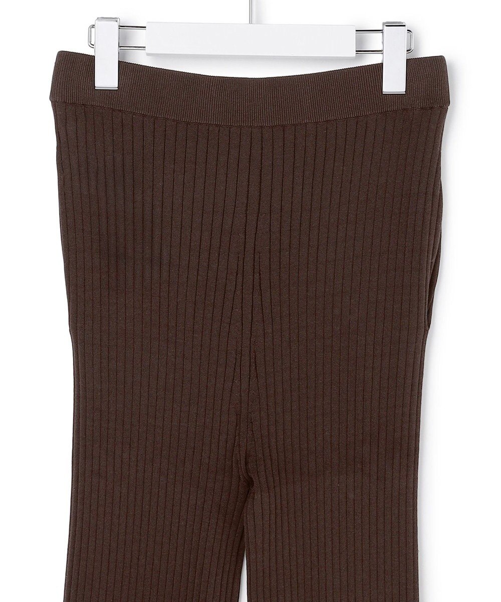 23区 L 【SLOW/一部店舗限定】ホールガーメント リブニット パンツ 