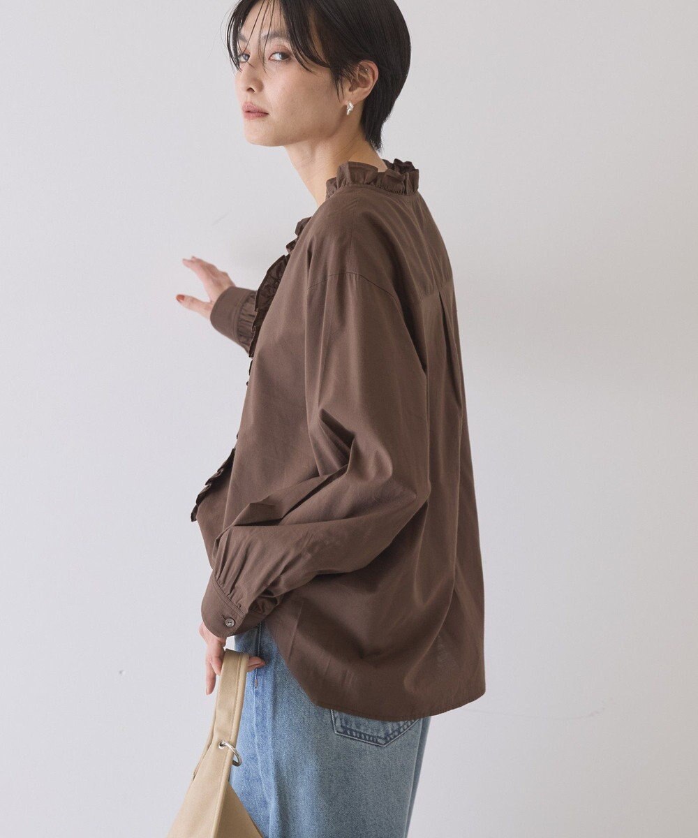 AMERICAN HOLIC フリルVネックブラウス 