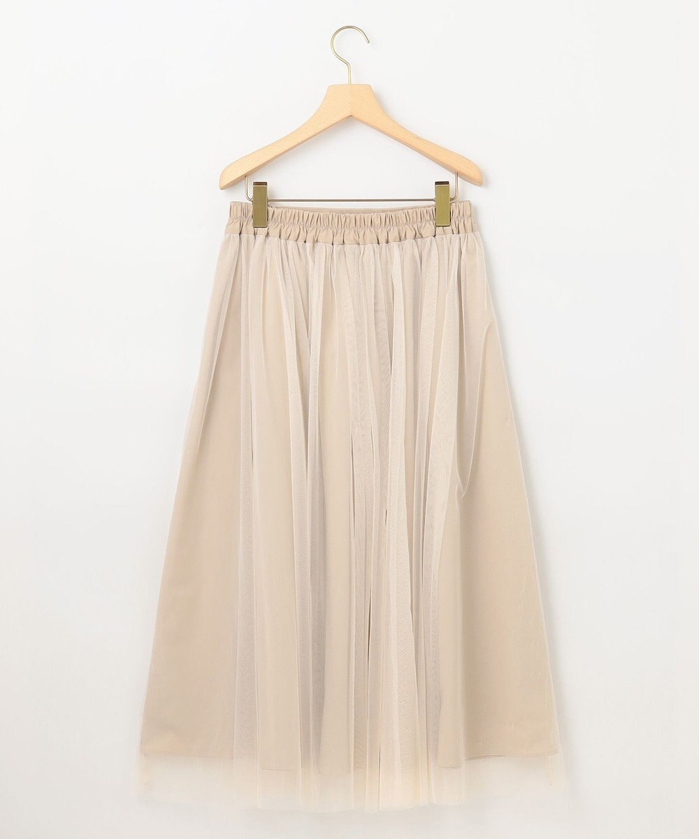 組曲 【WEB限定・2SET】シャイニーラメニット×チュールスカート 