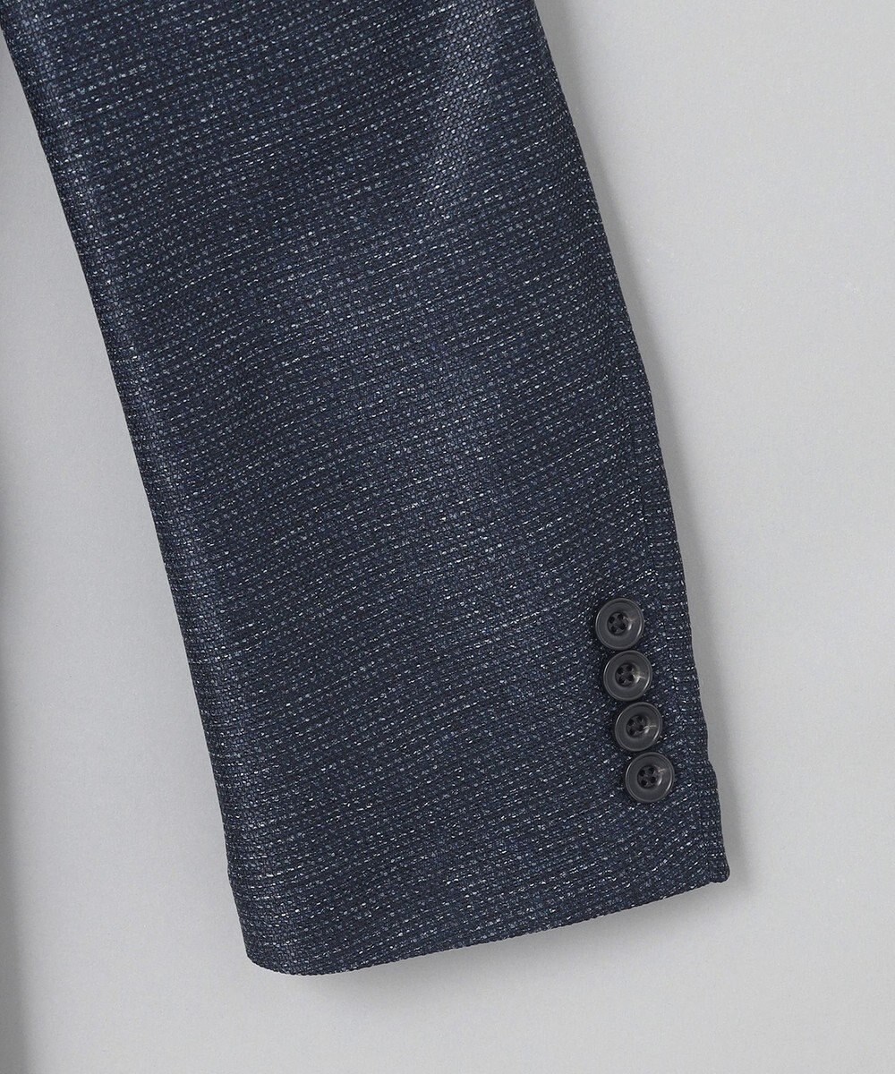 GOTAIRIKU 新素材セットアップ【通気性抜群/洗える/シワになりにくい】カラミプリントストレッチセットアップ ジャケット 