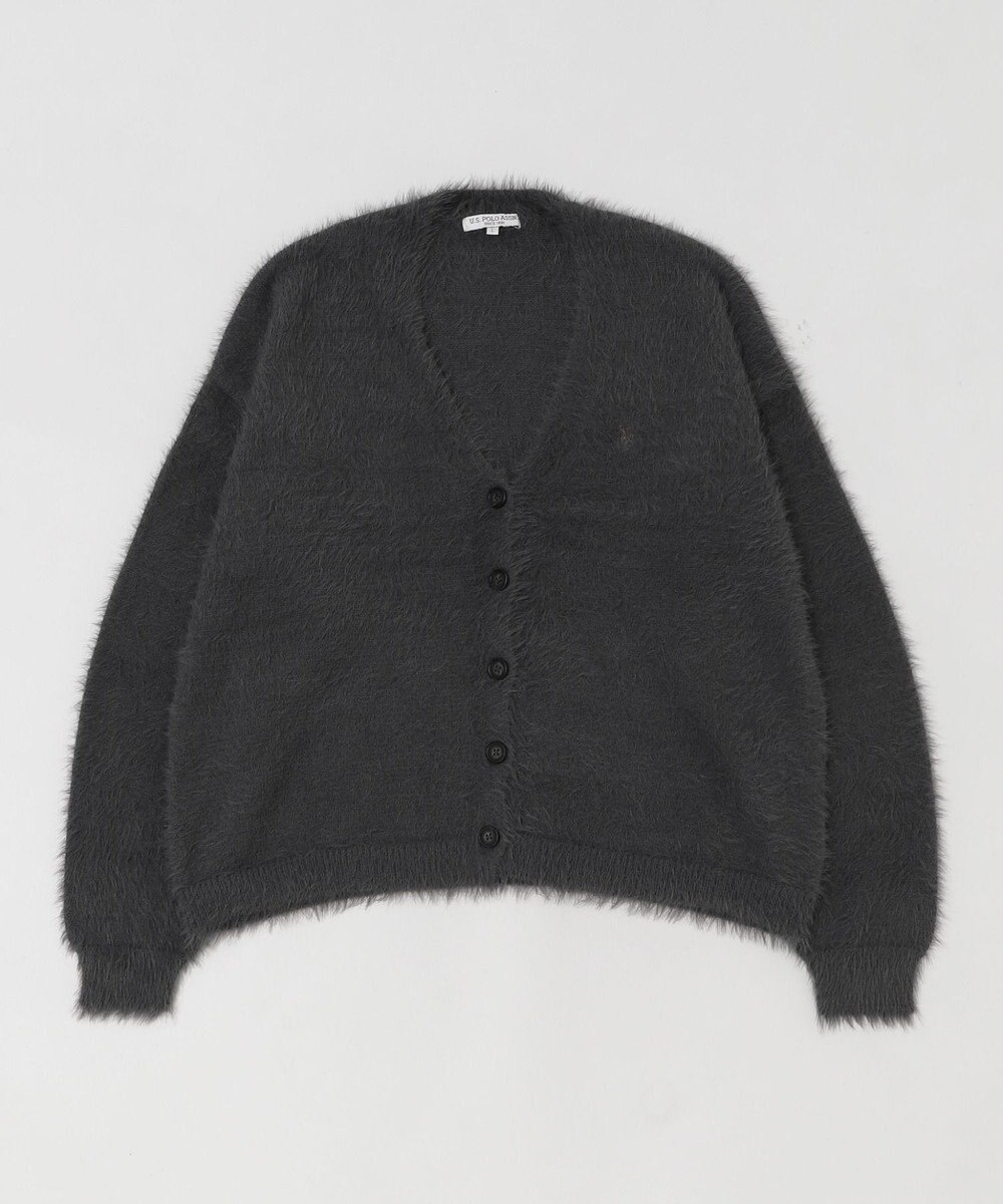 WEGO 【25年秋冬新作/WEB限定】別注USPOLOシャギーニットカーデ 