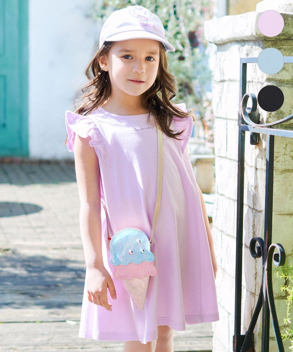 ANY KIDS ひんやりクール カットソーワンピース 