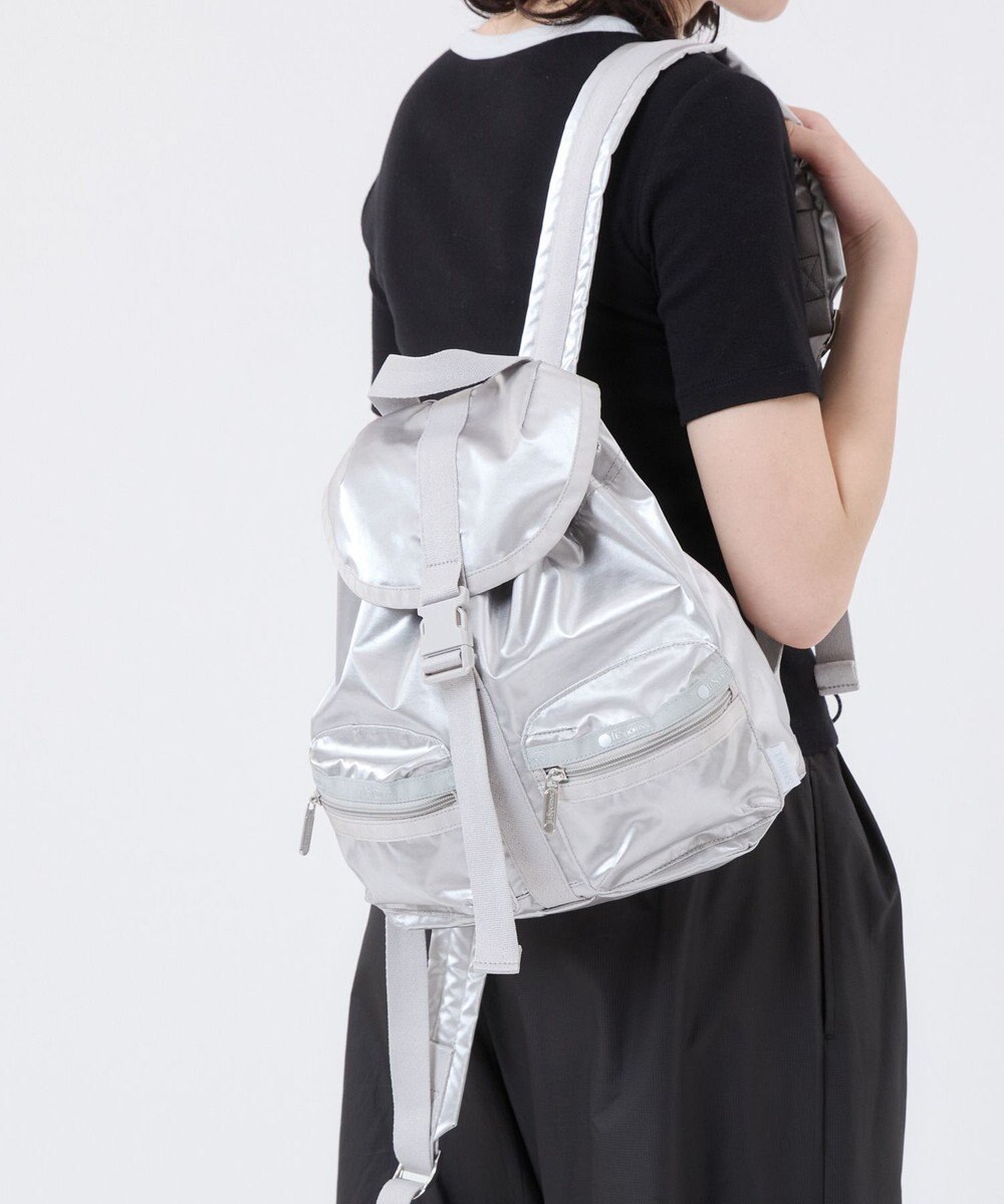 LeSportsac SMALL VOYAGER MH/シルバーシャインスナイデル 