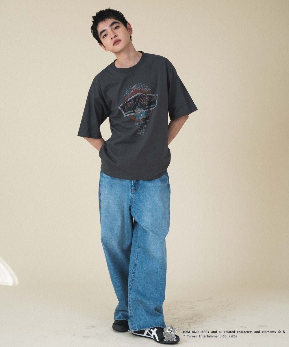 WEGO 【新柄追加/ユニセックス着用アイテム/SMLサイズ展開】TOMandJERRYグラフィックT（S） 