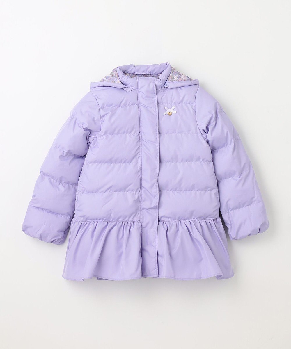 ANY KIDS 【洗濯機OK】中綿 リボン コート 