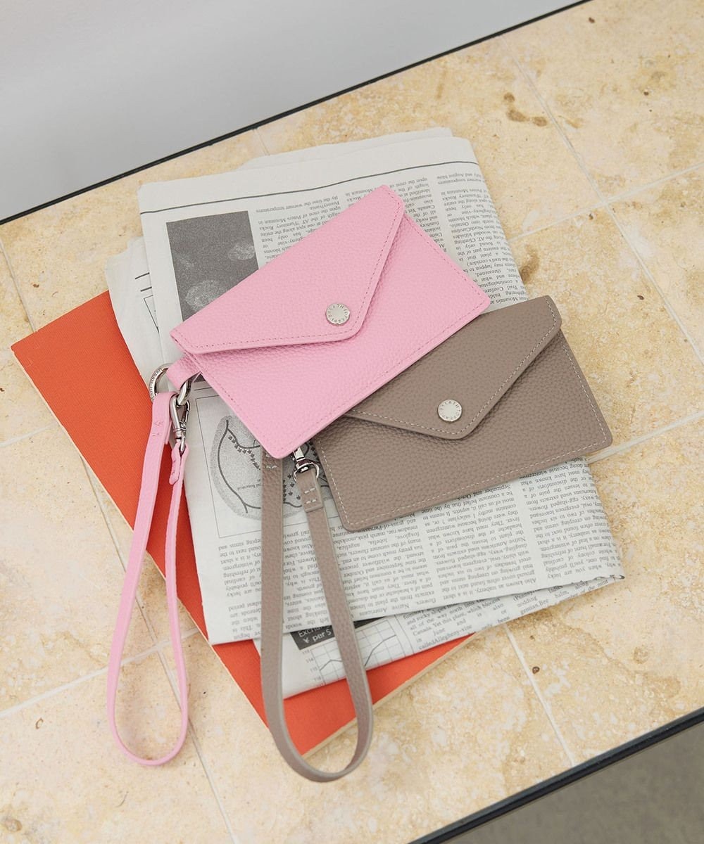 TOPKAPI 【Breath TOPKAPI】DUAL デュアル シュリンクレザー バイカラー フラグメントケース　薄型 / 軽量 