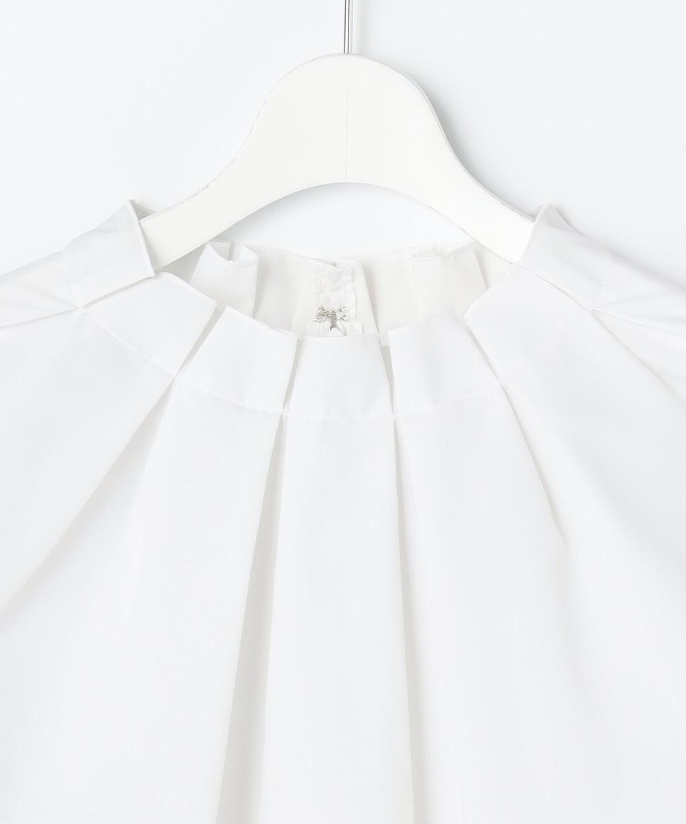 自由区 L 【カタログ掲載】ナチュラルタッチスタンドカラー ブラウス 