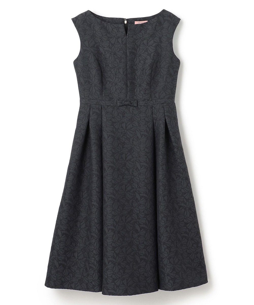 TOCCA 【WEB限定カラーあり】【消臭・洗える】RIBBON LABYRINTH JACQUARD ドレス 