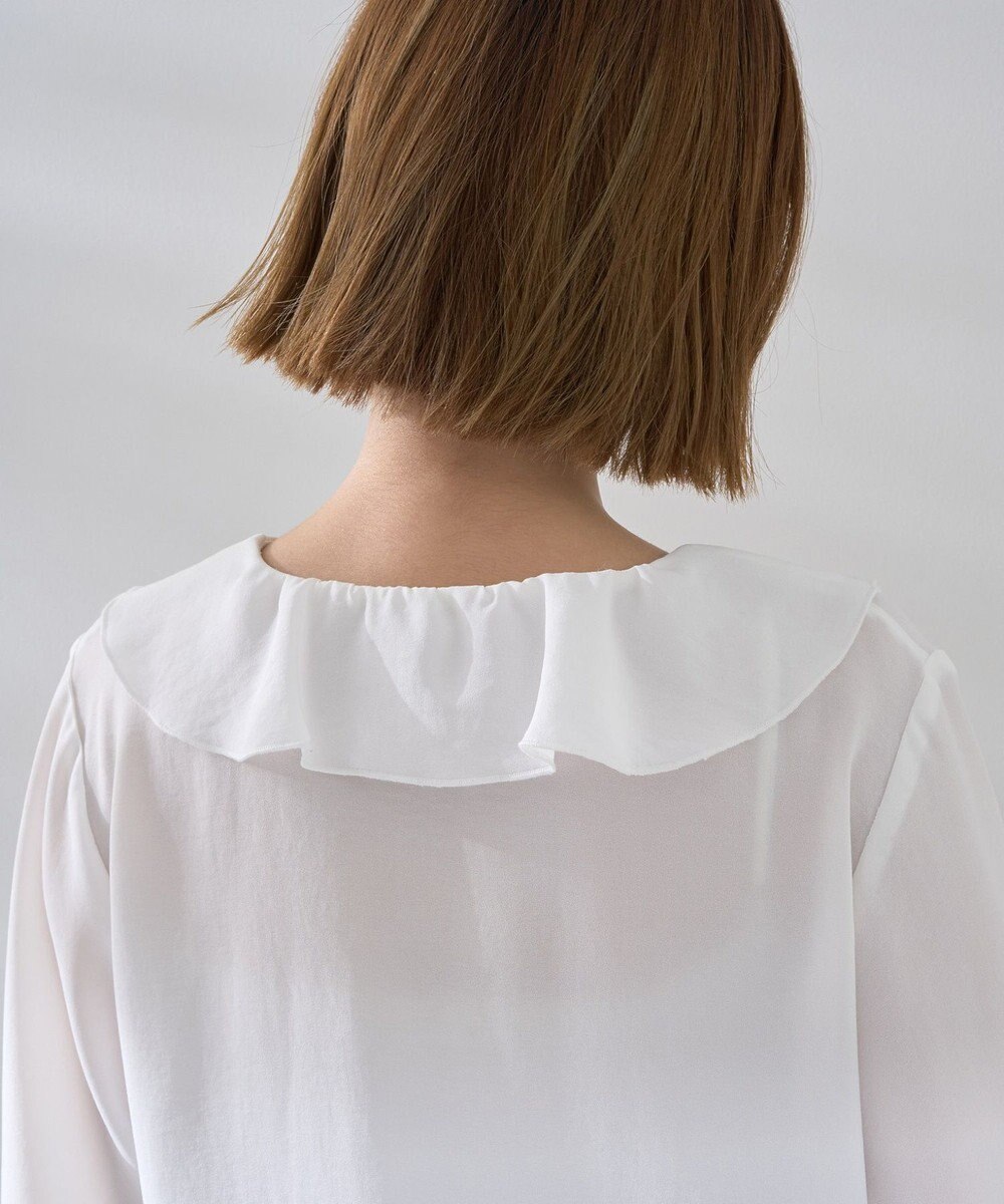 YECCA VECCA ラッフルブラウス 