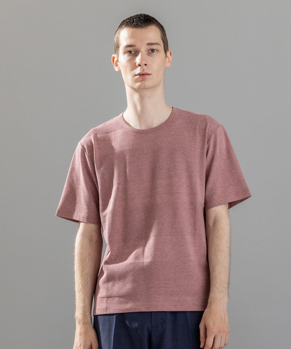 JOSEPH HOMME 新素材【清涼感/ストレッチ】リンクスメランジジャージー　クルーネックカットソー 