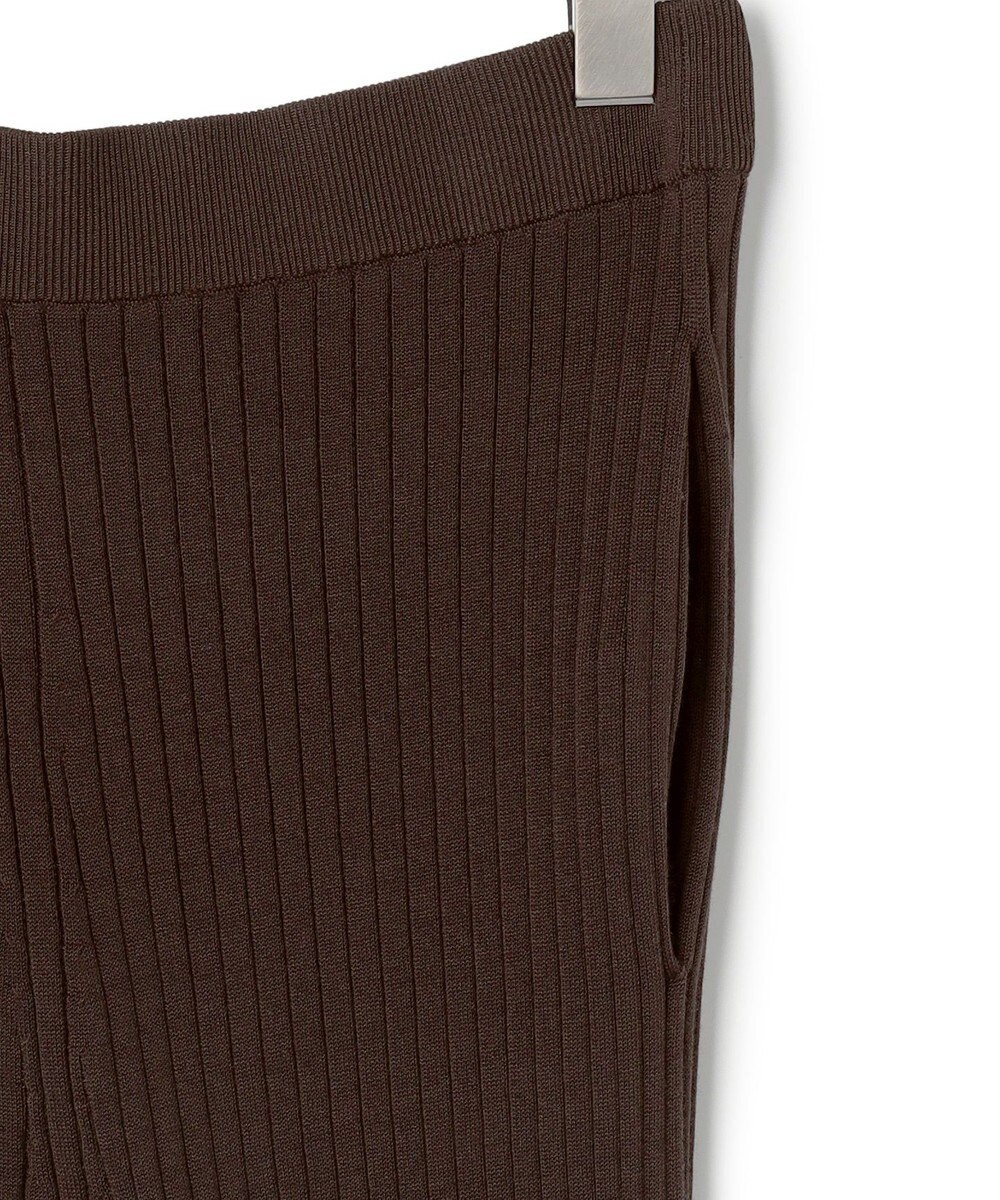 23区 L 【SLOW/一部店舗限定】ホールガーメント リブニット パンツ 