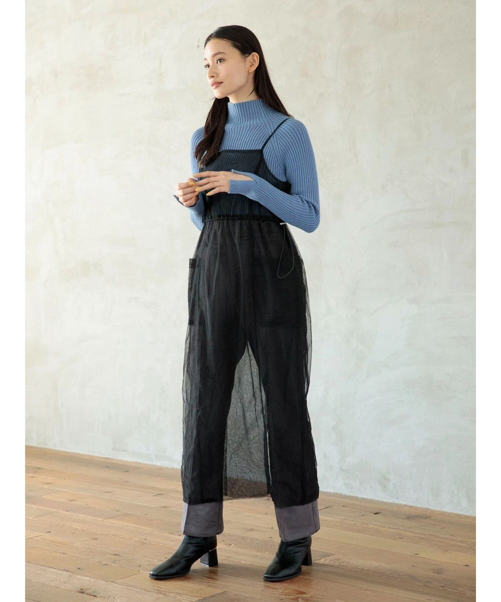 Green Parks ・Ｐｅｔｉｔ　Ｆｌｅｕｒ　ボトルネックリブニット 