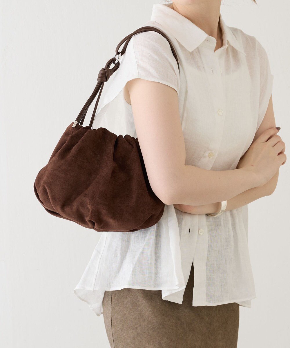 russet 【WEB限定】スエード巾着4WAYショルダーバッグ(CE-1793-WEB) 
