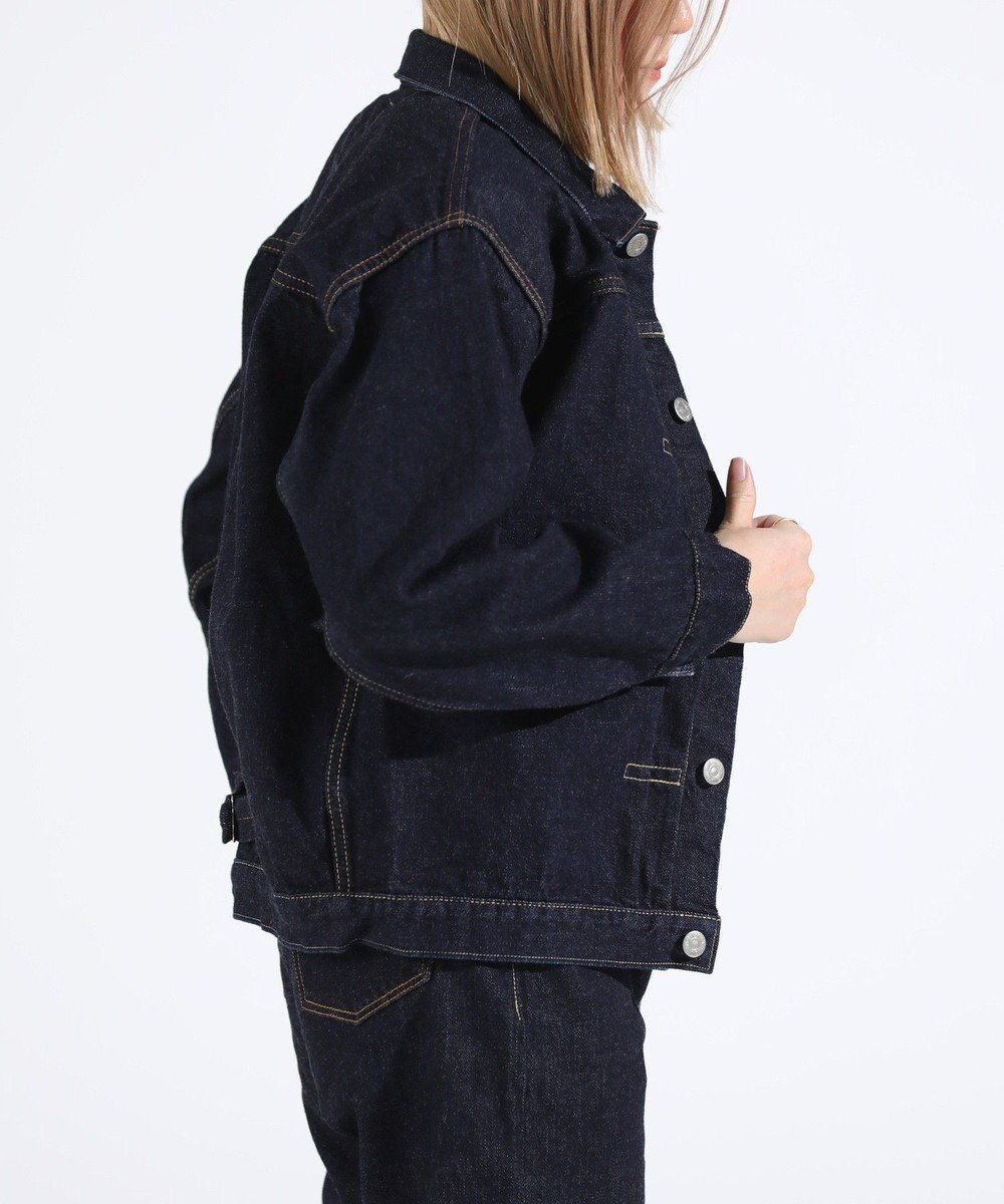 LENO BRENDA BIG TRUCKER JACKET《UNISEX》オーバーサイズデニムブルゾン 