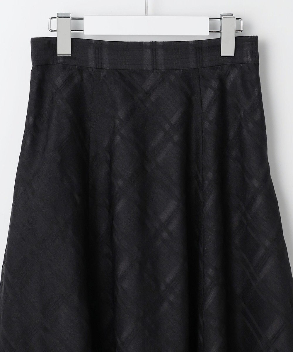 ANY SIS シアーチェック スカート 