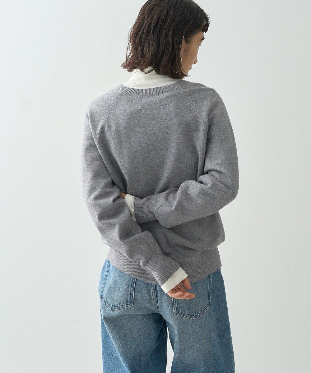 AMERICAN HOLIC バイパチカフタンネックラグランニットプルオーバー 