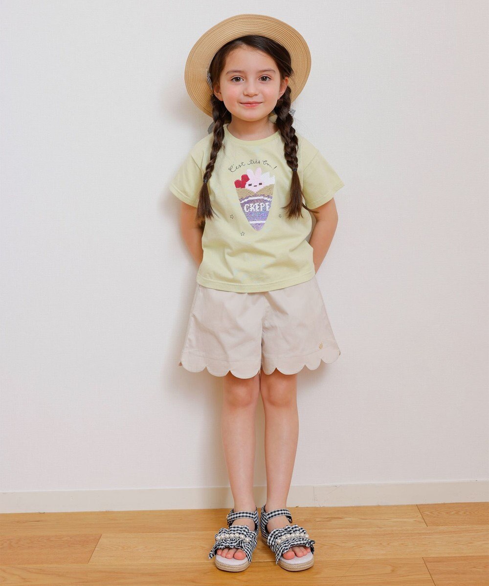 ANY KIDS ミラクルスパンコール 半袖 Tシャツ 