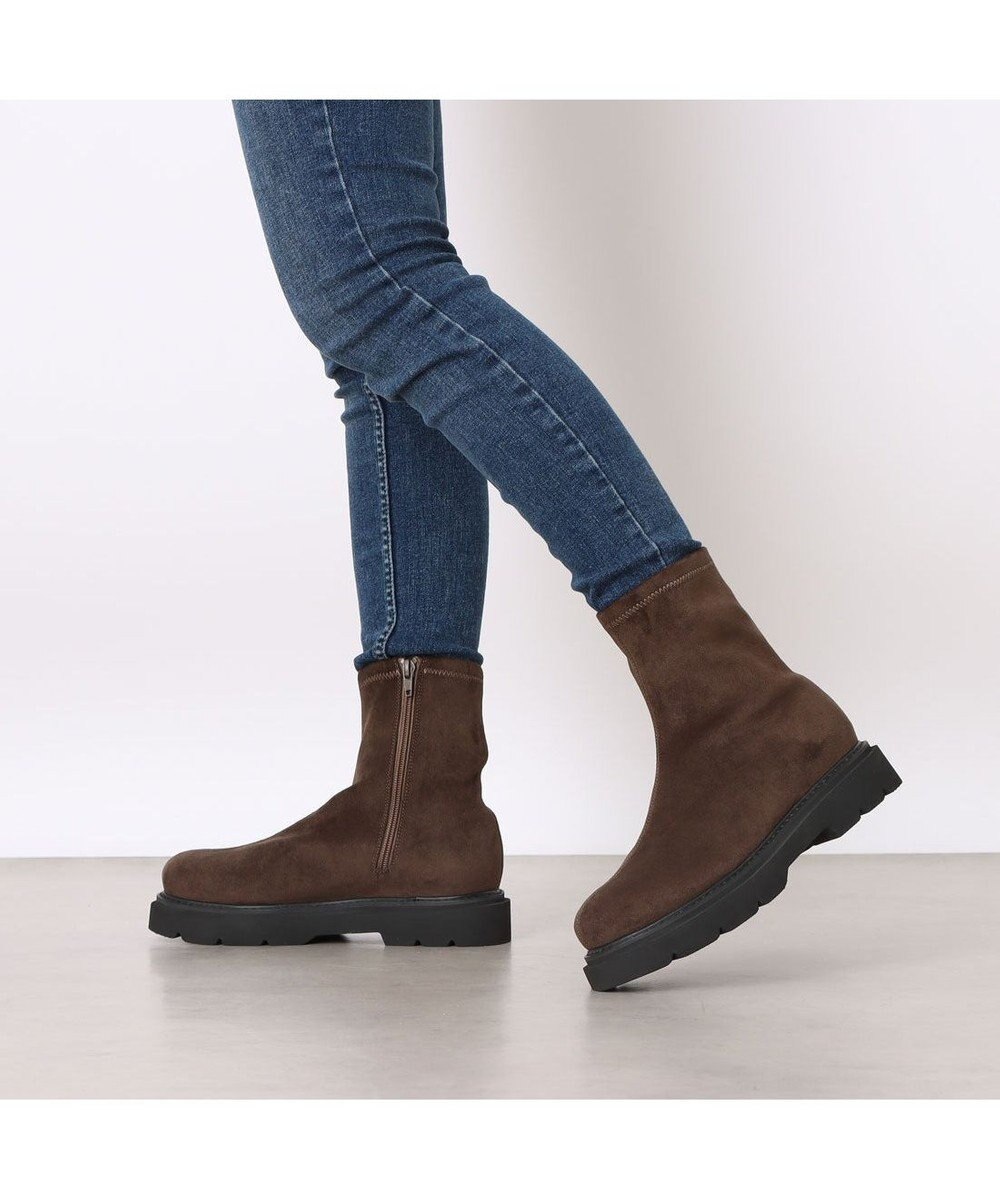 MODE ET JACOMO <carino>【レイン対応】厚底ショートブーツ 