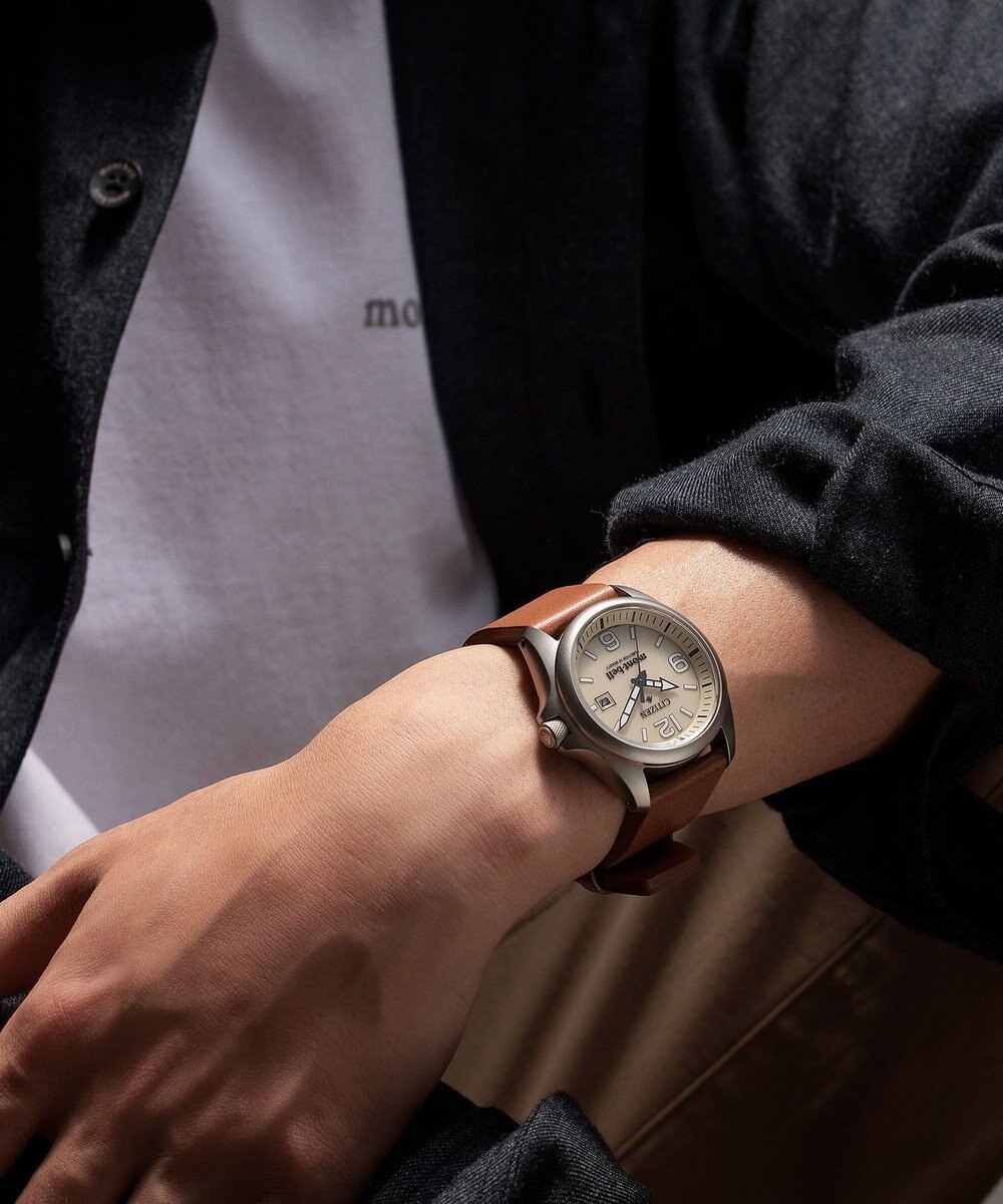 CITIZEN 【替えバンド付き】モンベル×シチズンのコラボレーションモデル BN0247-10A 