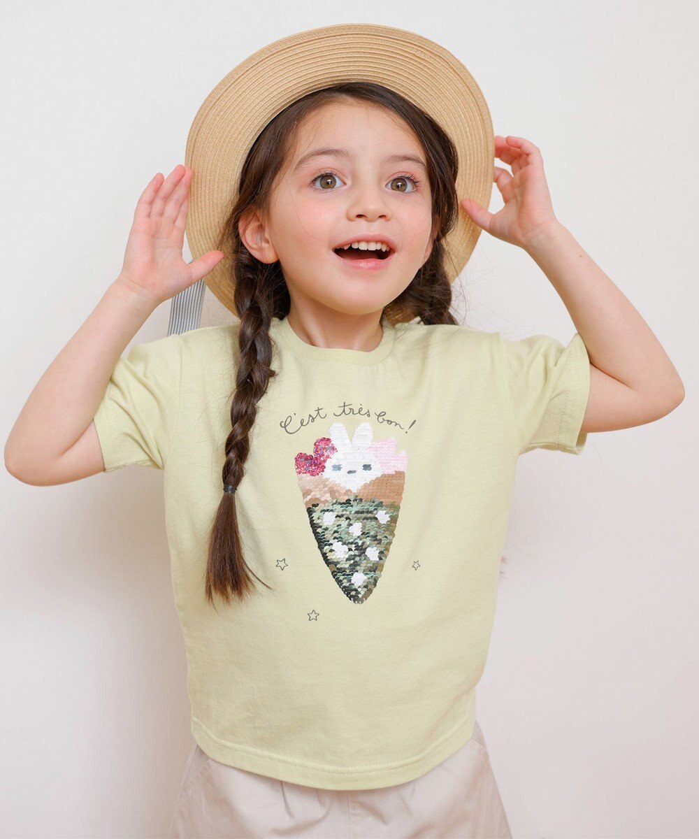 ANY KIDS ミラクルスパンコール 半袖 Tシャツ 