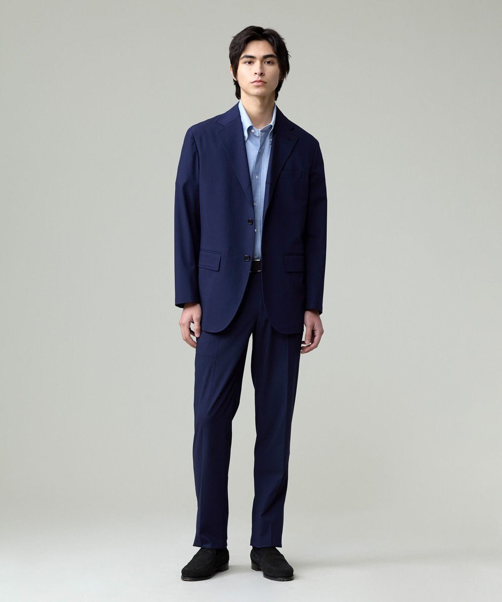 J.PRESS MEN 品格とゆとりの調和【盛夏対応 / 洗える】リラックスセットアップ パンツ 