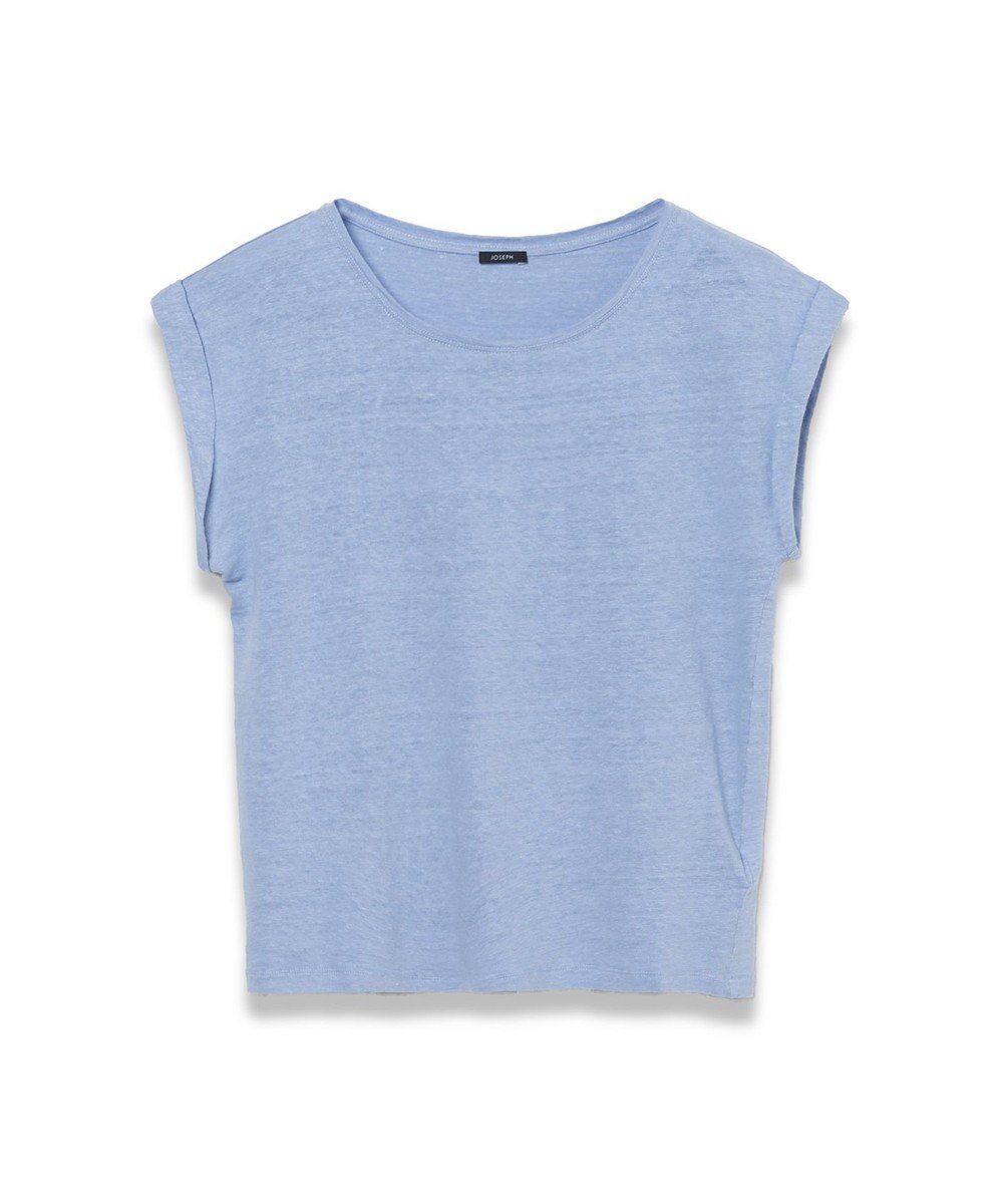 JOSEPH 【洗える】リネンジャージー　キャップスリーブトップス 
